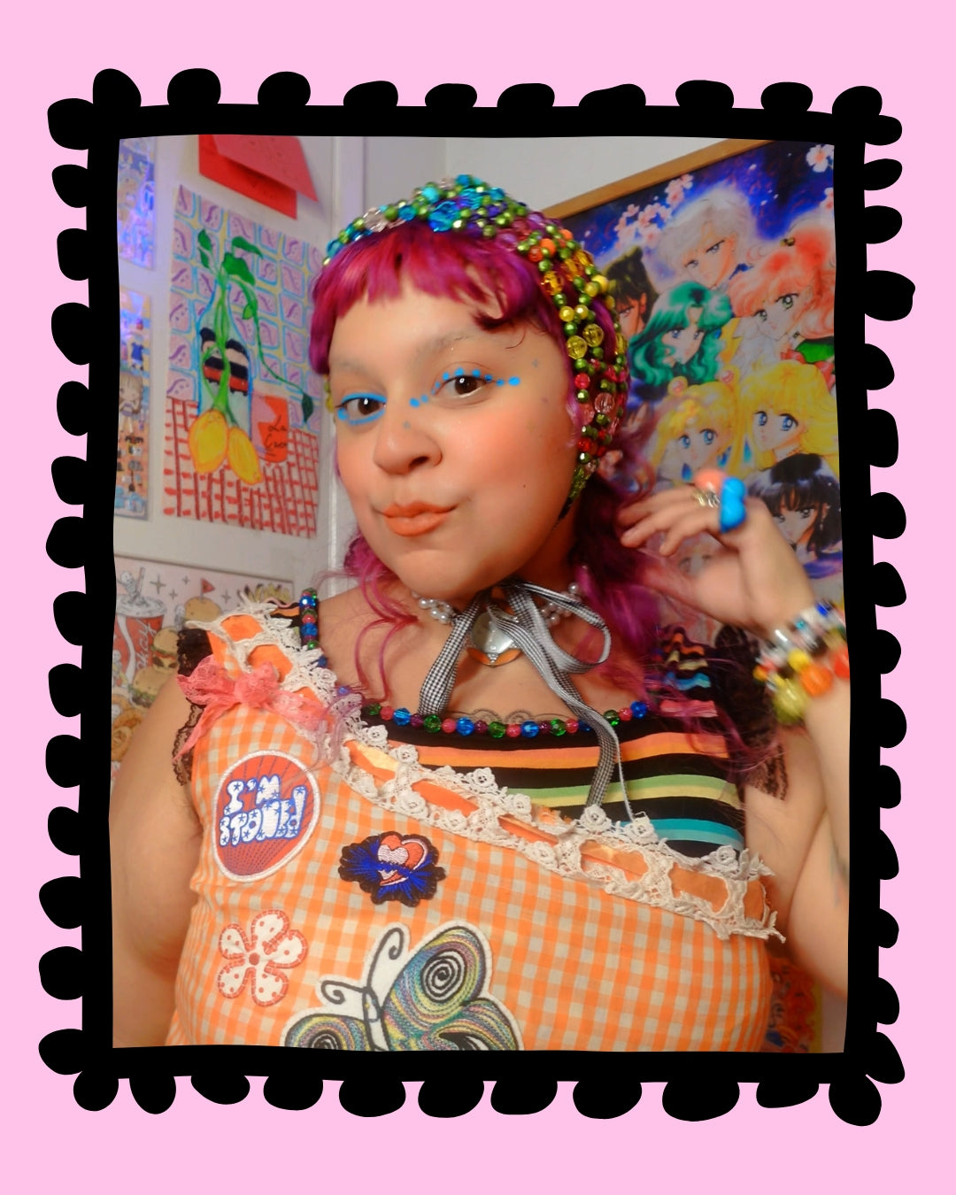 Strawberry Lemonade Bonnet