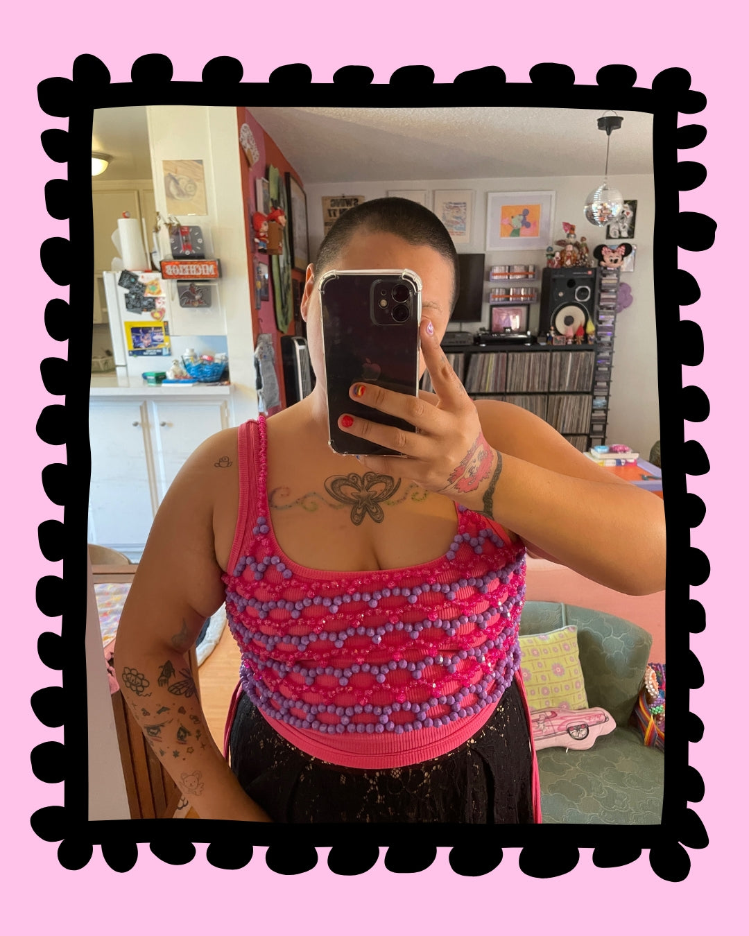 Gemini Mesh Top - L\XL