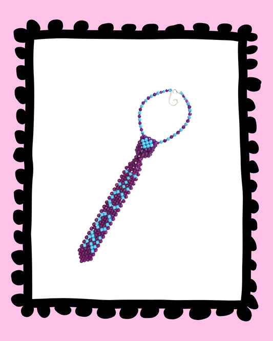 “ICON” Beaded Tie